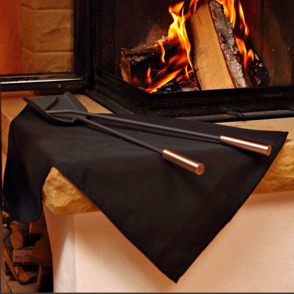 FireMat Black Edition Fireproof Underlay 70x100cm | Heat Protection Mat