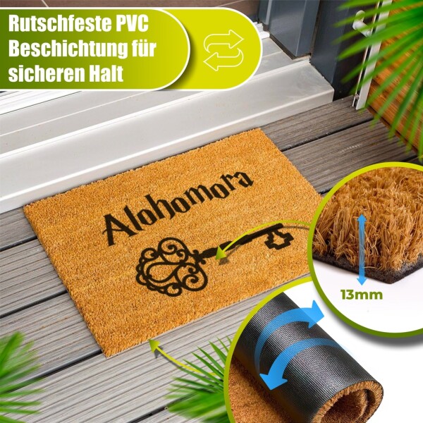 Decovetro® Coconut Mat Doormat | 40x60 cm | 100% natural coconut fibers