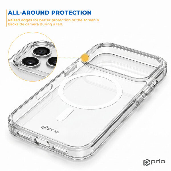 prio Protective Case MAG for iPhone 12 mini clear