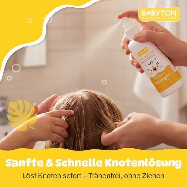 Babyton Baby & Kids Detangler Spray 200ml | Gentle, Natural & Knot-Free