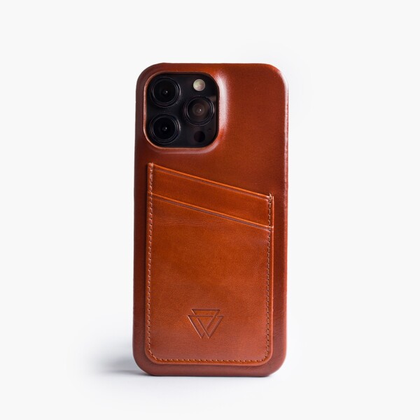 Wachikopa Full Wrap Leather Case for iPhone 14 with Card Slots