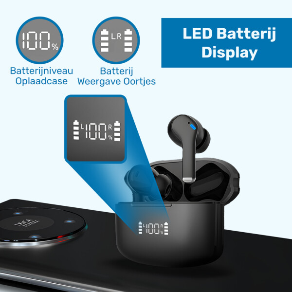UFUZON Ishiva Wireless 5.3 Bluetooth In-Ear Headphones with Noise Cancellation