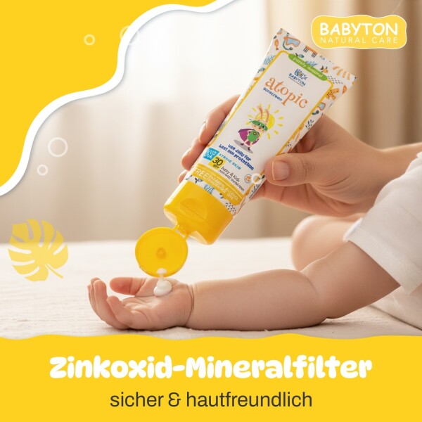 Babyton Mineral Sunscreen SPF 30 for Babies & Children – Sensitive Skin, Organic