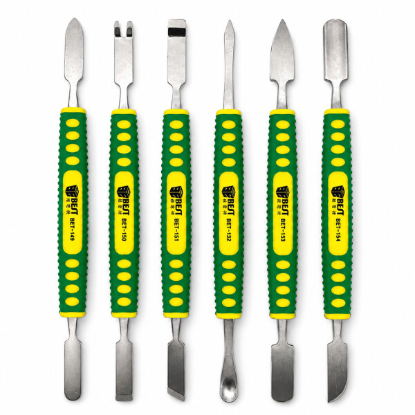 6-Piece Metal Spudger Opening Tool Set for Phone Repair