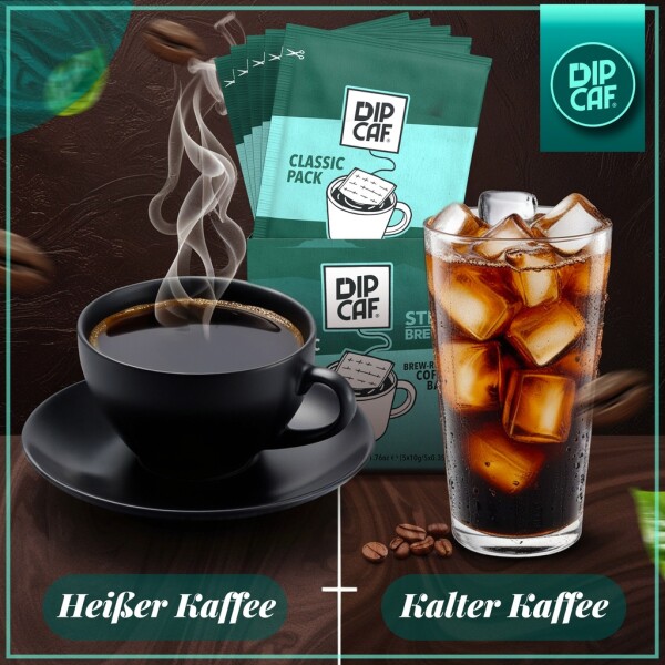 Dipcaf® Coffee Bags 35 Pieces | Mild Filter Coffee in Bags – 50g Gift Set
