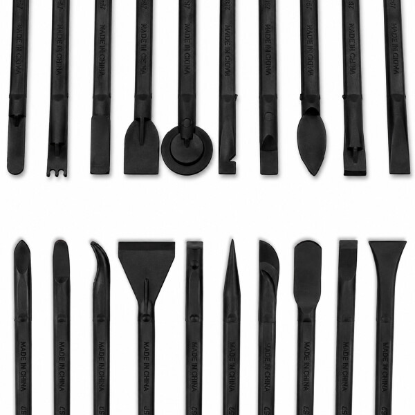 10 in 1 JF-857 Plastic Spudger Tools Set for iPhone/iPad/Laptops black