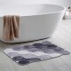 Miqna 2-piece non-slip bath mat Set , washable (60x100 & 50x60 cm)