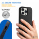 prio Silikonschutzhülle MAG für iPhone 14 Pro schwarz | Case, Cover, Oberschale, Gehäuse