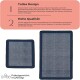 Miqna 2-piece non-slip bath mat Set , washable (60x100 &amp;amp; 50x60 cm)