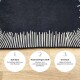 Miqna 2-piece non-slip bath mat Set , washable (60x100 &amp;amp; 50x60 cm)
