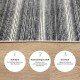 Miqna 2-piece non-slip bath mat Set , washable (60x100 &amp;amp; 50x60 cm)