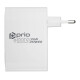 prio 100W GaN Power Charger PD PPS (USB C) + QC 3.0 (USB A) white