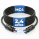 MC4 double connection cable length: 2.4 meters