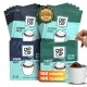 Dipcaf® coffee bags 20 pieces (Power and Classic) | Mild filter coffee in bags