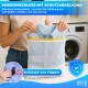 Zippered laundry bag Set 3, 40x60cm, 35x50cm, 30x40cm, laundry net