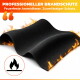 FireMat Black Edition Fireproof Mat 60x70cm | Heat Protection Mat