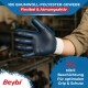 Beybi | 12 pairs of work gloves - cotton, 3/4 nitrile coated