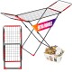 Devecioğlu Clothes Airer 20m Capacity, Extendable, Space Saving, Black