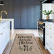 miqna kitchen runner, non-slip &amp;amp; washable mat in country style – Heart of Home