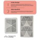 Miqna 2-piece non-slip bath mat Set , washable (60x100 & 50x60 cm)