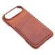 Capa de couro Wachikopa Full Wrap para iPhone 17 Air com compartimentos para cartões.