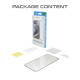 prio 3D Shock Proof Tempered Glass for iPhone 16/15 (6.1in) black