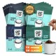 Dipcaf® coffee bags 10 pieces (Power and Classic) | Mild filter coffee in a bag