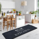 miqna Kitchen Rug, Non-Slip Kitchen Runner, Washable Kitchen Carpet, Black