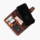 Funda de piel Wachikopa compatible con iPhone 16 con ranura para tarjetas