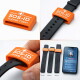 SOS-ID Armbandschlaufe. Innovativ und angenehm zu tragen. Orange
