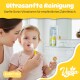 Sonic Baby Toothbrush with LED & Replacement Head, Extra Soft, BPA-Free (0-3 Years)