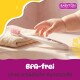 Babyton organic toothbrush made from corn, soft & environmentally friendly, ergonomic handle