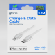 prio Charge & Sync USB C to Lightning Cable MFi certified 1.2m white