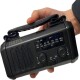 UFUZON Ishiva 10000mAh Emergency Solar Radio, Hand Crank and Battery Operated