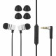 Evelatus EEP01 Kabelgebundene Headset / In-Ear-Kopfhörer mit Mikrofon – Schwarz