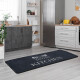 miqna Kitchen Rug, Non-Slip Kitchen Runner, Washable Kitchen Carpet, Black