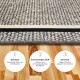 Set de tapis de bain antidérapants Miqna, 2 pièces, lavables (60x100 et 50x60 cm)