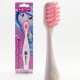 Babyton organic toothbrush made from corn, soft & environmentally friendly, ergonomic handle