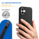 prio Liquid Silicone Case MAG für iPhone 16 (6,1 Zoll) schwarz | Hülle, Cover, Oberschale