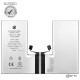 iPhone 16 Pro için prio Pil (Evrensel APN)