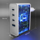 prio 100W GaN Power Charger PD PPS (USB C) + QC 3.0 (USB A) white