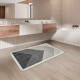 Miqna 2-piece non-slip bath mat Set , washable (60x100 &amp;amp; 50x60 cm)