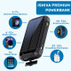 UFUZON Ishiva Solar Power Bank 30000mAh, Wireless Qi 22.5W QC 3.0 USB-C