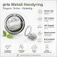prio Metal Phone Ring glossy-silver