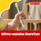 Babyton organic toothbrush made from corn, soft & environmentally friendly, ergonomic handle