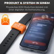 SOS-ID Armbandschlaufe. Innovativ und angenehm zu tragen. Orange