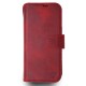 Capa de couro Wachikopa para iPhone 17 Pro Max com compartimento para cartão MagSafe