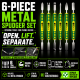 6-Piece Metal Spudger Opening Tool Set for Phone Repair