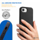 Silikonový kryt Prio Liquid Silicone Case MAG pro iPhone 17e/16e černý