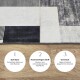 Set tapis de bain antidérapants Miqna 2 pièces, lavables (60x100 et 50x60 cm)